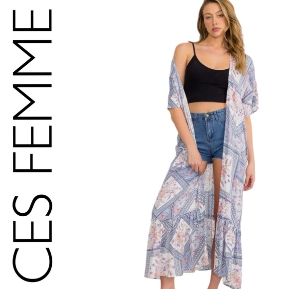 244:  CES FEMME NEW KIMONO - Picture 1 of 2